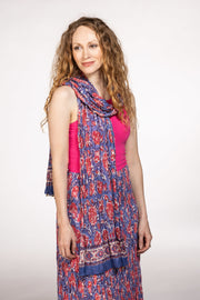 New Pure Chiffon Hand Block Printed Scarves SS24