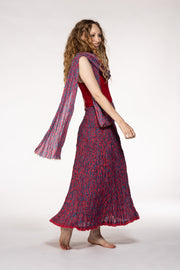 New 50 Panel Skirt in Pure Hand Block Printed Cotton SS24