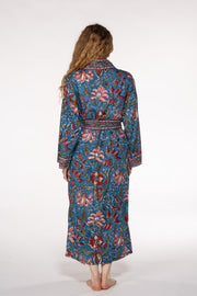 New Dressing Gown Hand Block Printed Cotton SS24