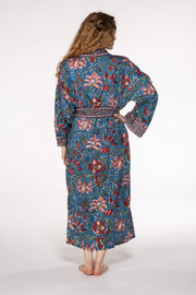 New Dressing Gown Hand Block Printed Cotton SS24