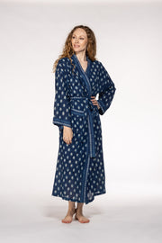 New Dressing Gown Hand Block Printed Cotton SS24