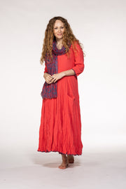 Dewani Dress in Hand Block Printed Sustainable Moss Crepe Only 3 Left In Size S/M