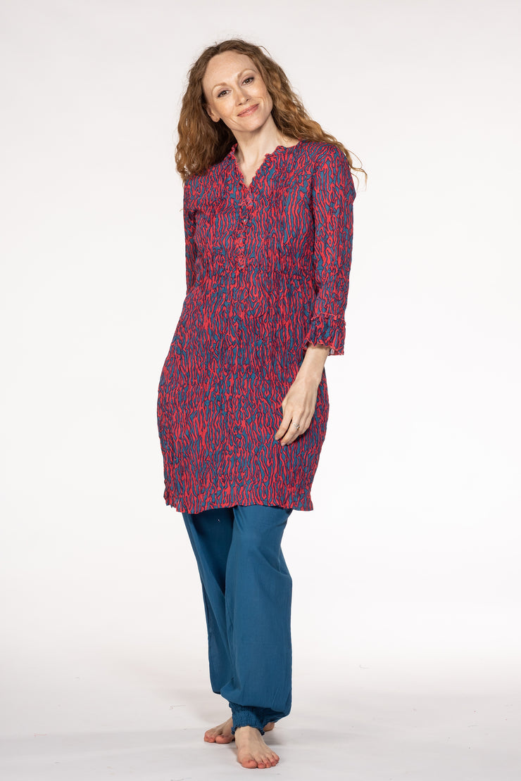 Mughal Tunic Hand Block In Pure Cotton! Only Size M (10/12)