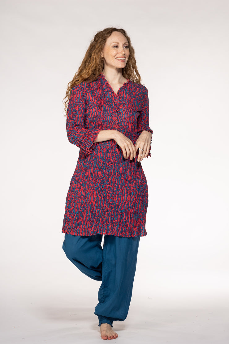 Mughal Tunic Hand Block In Pure Cotton! Only Size M (10/12)