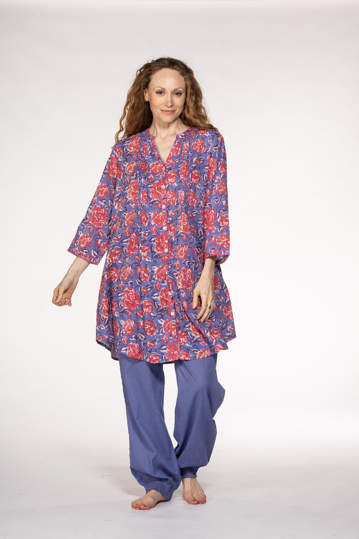 New Shimla Tunic Hand Block Printed in Pure Cotton SS2024