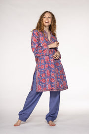 New Classic Kurta Hand Block Printed Pure Cotton SS24 Only Size M