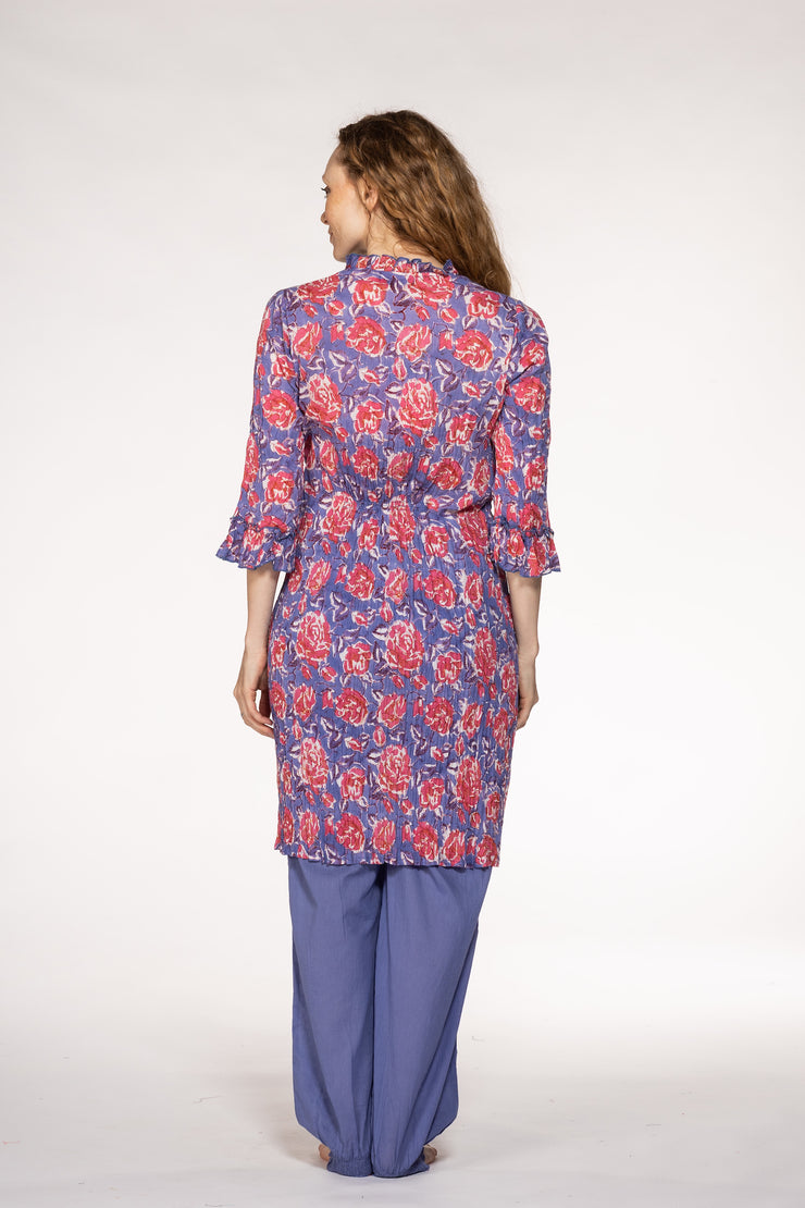 Mughal Tunic Hand block Printed In Pure Cotton SS24