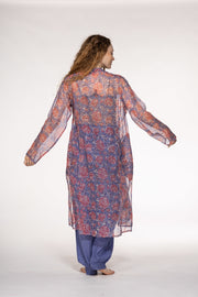New Nargis Jacket Hand Block Printed in Textured Cotton SS24
