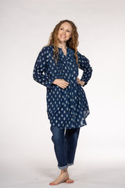 New Shimla Tunic Hand Block Printed in Pure Cotton SS2024