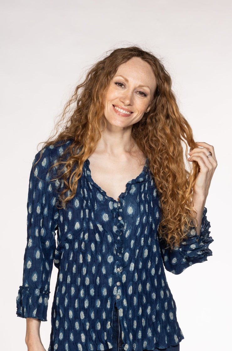 Mughal Tunic Hand block Printed In Pure Cotton SS24