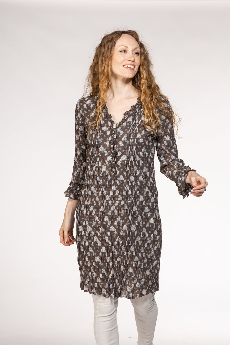 Mughal Tunic Hand Block In Pure Cotton! Only Size M (10/12)