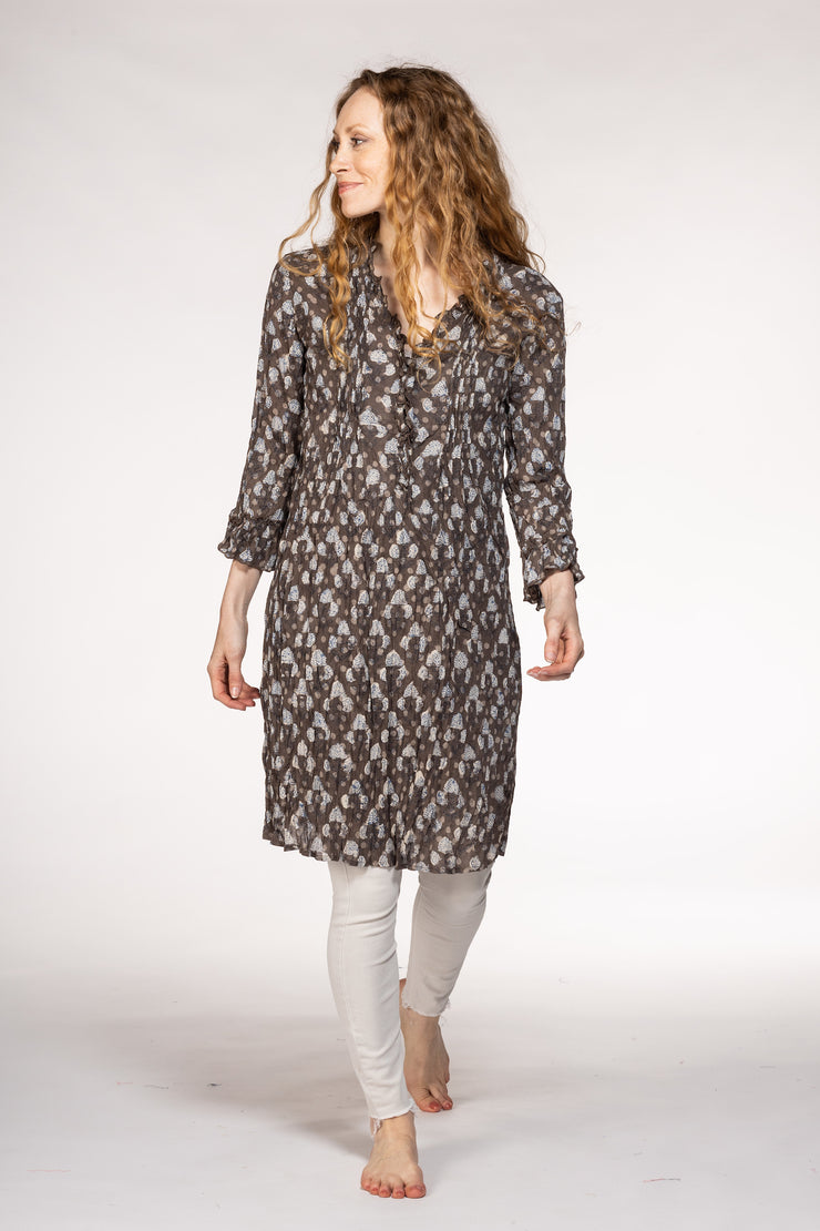 Mughal Tunic Hand Block In Pure Cotton! Only Size M (10/12)
