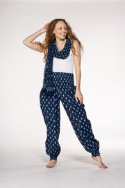Sahara Pants Hand-Block Printed in Pure Cotton SS24-Only Size S/M