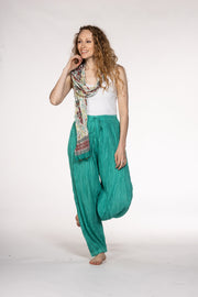 Harem Pants in Pure Cotton Hand Dyed