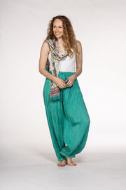 Harem Pants in Pure Cotton Hand Dyed