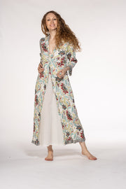 New Sufiana Dress Hand Block Printed with Slip in Pure Cotton SS24