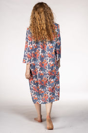 Millie Dress Hand Block Printed In Pure Cotton - Only Size M Left!