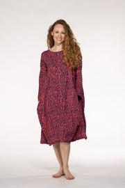 New Farah Dress Hand Block Printed Jersey  - SS24 Only S/M(10 To 12)