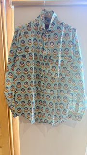 Nila's Unisex Shirt  Created using Hand Block Printed