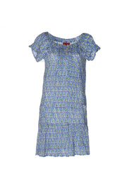 Maya Pocket Dress Hand Block Printed In Pure Cotton Only in Size L and XL Last Few