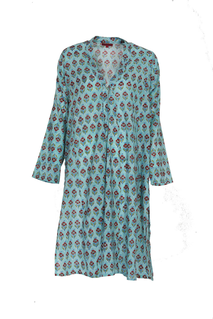 Nargis Jacket Hand Block Printed Pure Cotton Was £79 - Now Only £45 - Only Size S/M Left