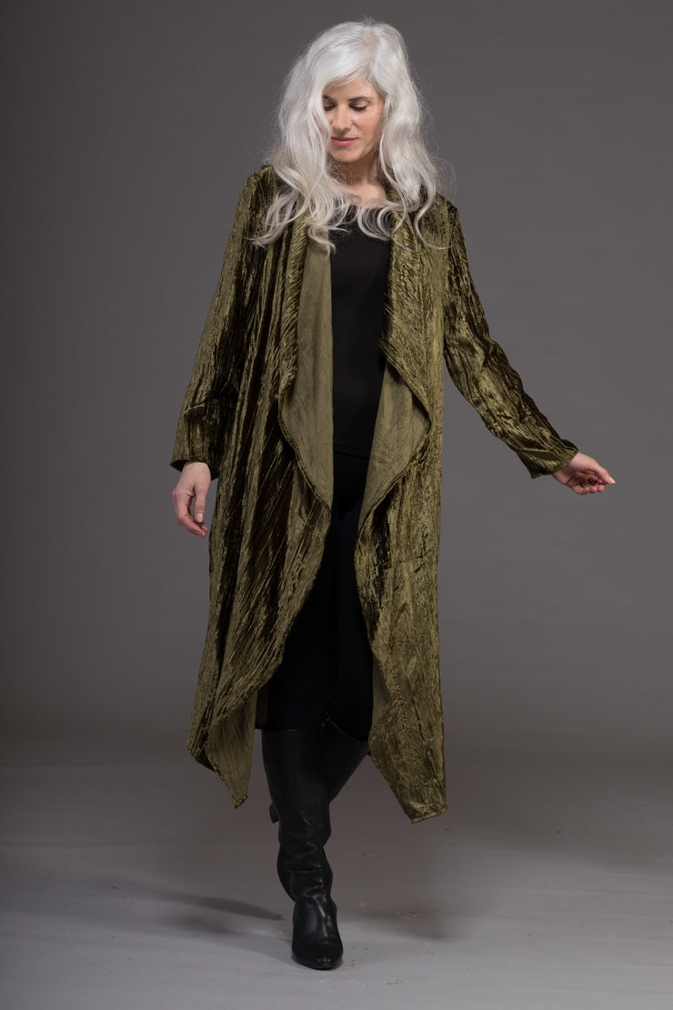 Nellore Jacket in Crushed Velvet - AW2022