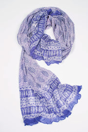 Pure Chiffon Scarves Hand block Printed