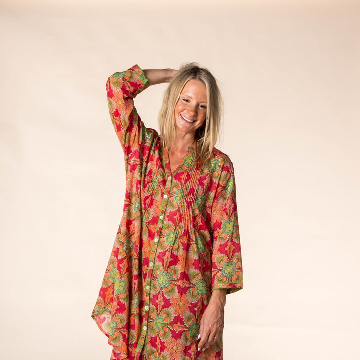 New Shimla Tunic Hand Block Printed in Pure Cotton SS2025