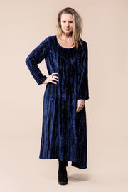 New Topaz Dress in Crushed Velvet  - AW 2023 Last One Size S/M 10-14 Left!