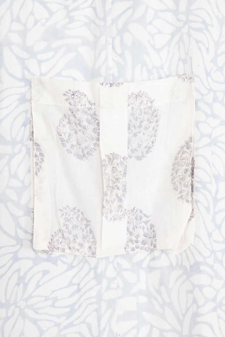 Leila Dress Hand Block Printed in Pure Cotton Last 1 in Size L-14