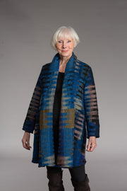 Sula Shawl Jacket in Pure Merino Wool  - Only  1 M/L Left!