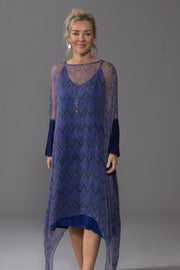 Sohar Dress Hand Block Printed Chiffon - One Size 10-16