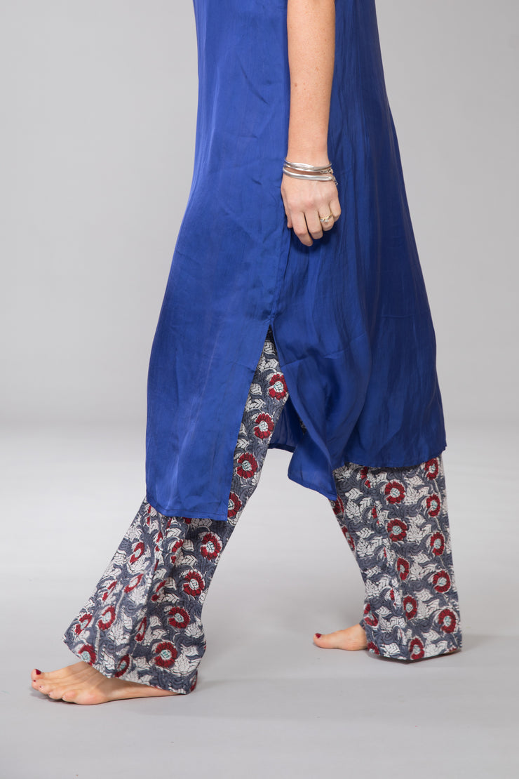 Classic Pants Hand Block Printed Pure Cotton