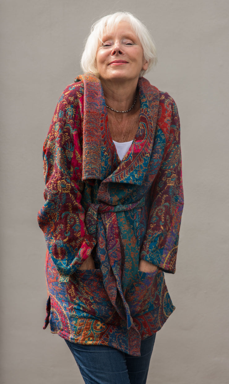Bela Wrap Jacket in Merino Wool £185 - Now £79! Last 1 Left in Size M