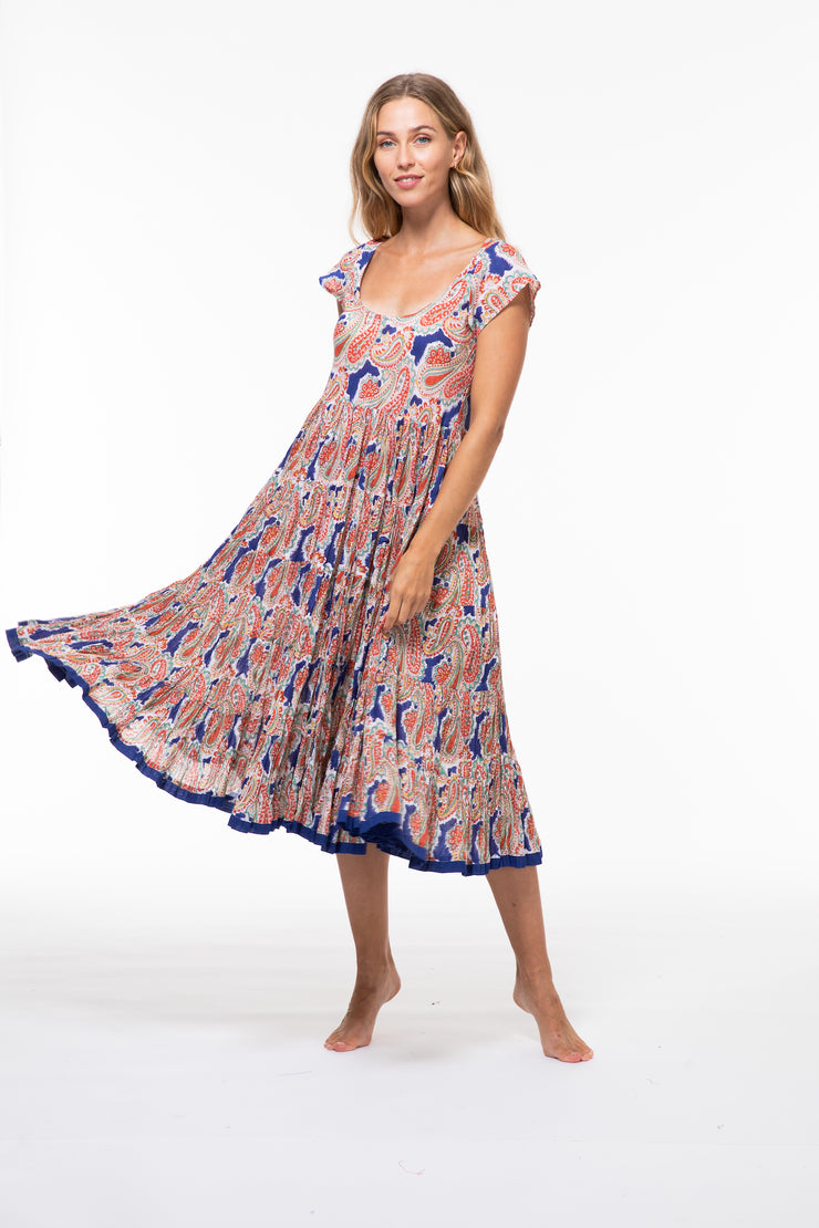 Kika's printed midi dress cheap