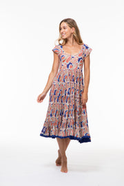 New Amber Dress Hand Block Printed Pure Cotton SS23
