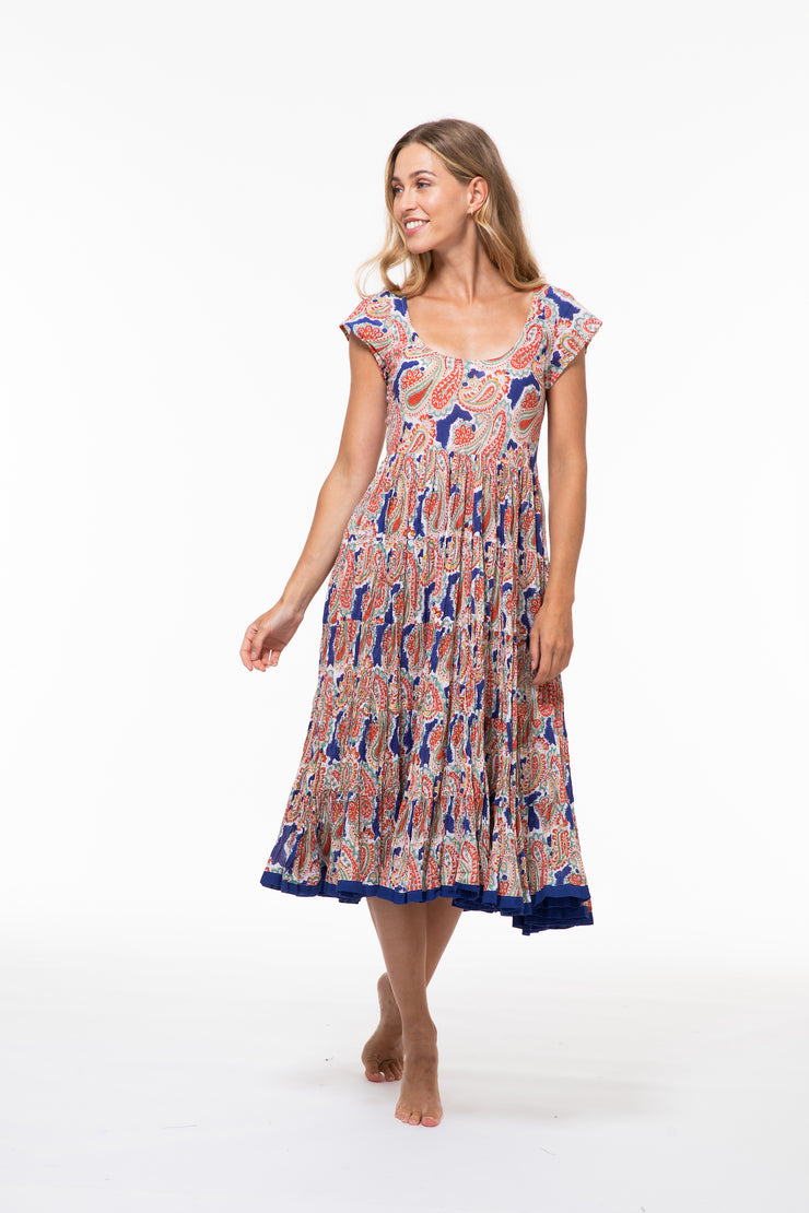 New Amber Dress Hand Block Printed Pure Cotton SS23