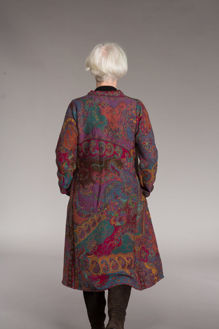 Nargis Jacket in Pure Jacquard Woven Wool- Last one left in Size L/XL