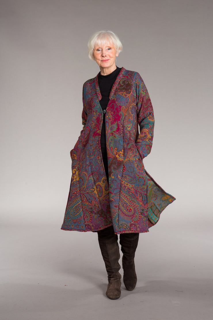Nargis Jacket in Pure Jacquard Woven Wool-  AW 2022 Last one left in Size L/XL
