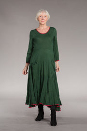 Dewani Dress in Hand Block Printed Brushed Cotton - AW2022