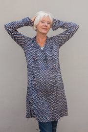 Mughal Tunic Hand block Printed In Pure Cotton! Only Size M=(10/12)