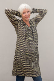 Mughal Tunic Hand block Printed In Pure Cotton! Only Size M=(10/12)