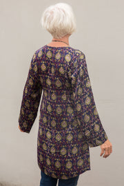 Lumar Tunic Hand Block Printed Bamboo - Last Few Only Size 12