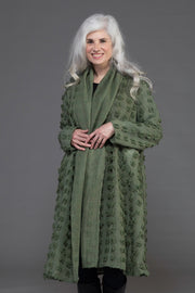 Dev Reversible Jacket in Beautifully Hand Woven Tusser Wool - Only Size 18-20 Left!