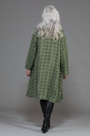 Dev Reversible Jacket in Beautifully Hand Woven Tusser Wool - Only Size 18-20 Left!