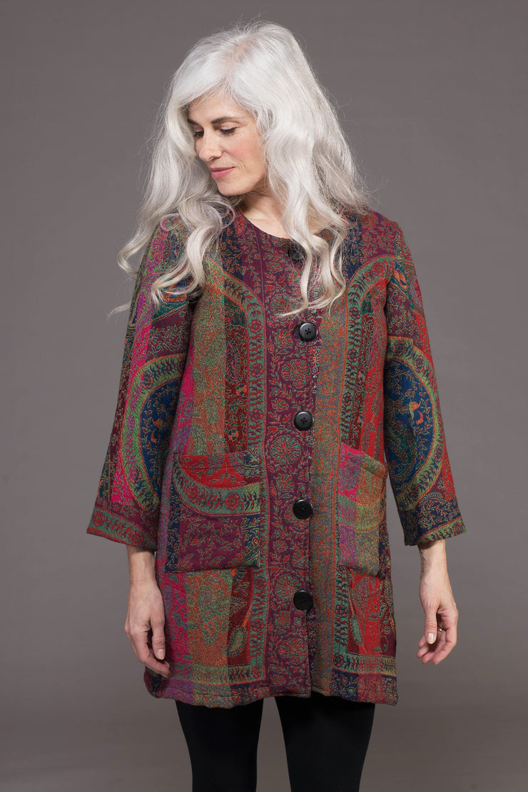 Jani Reversible Cardigan Pure Merino Wool