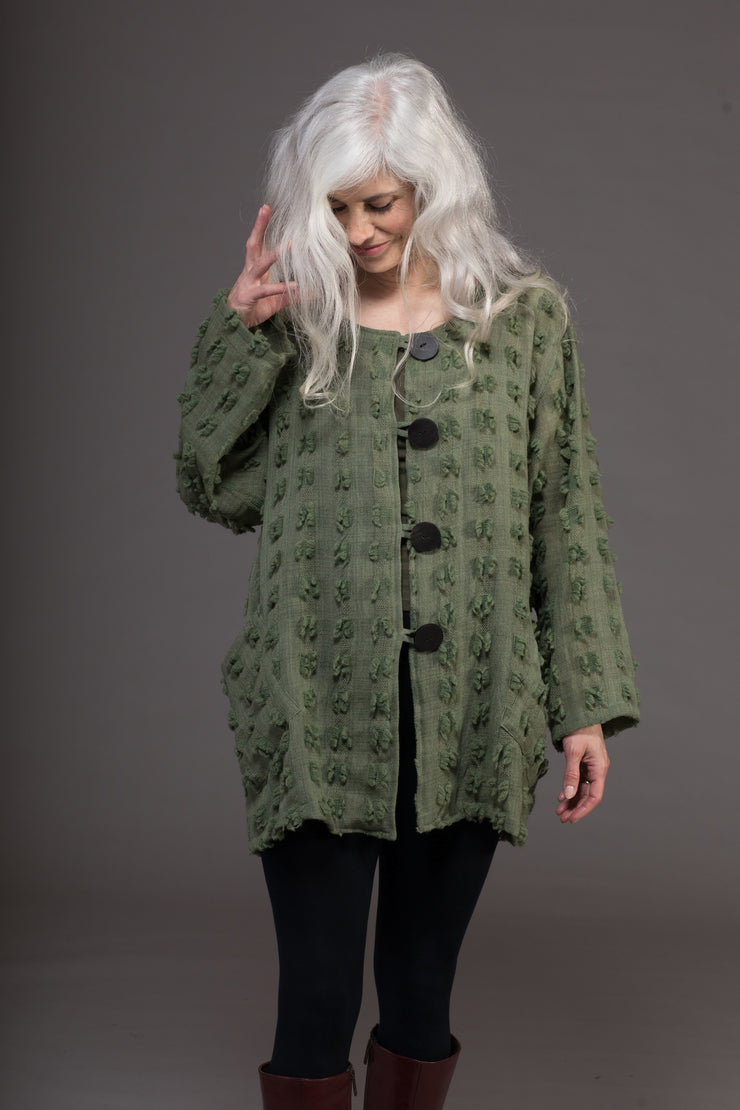 Tilak Jacket Tusser Merino Wool -Only Size 10-14 - Last Few Left!