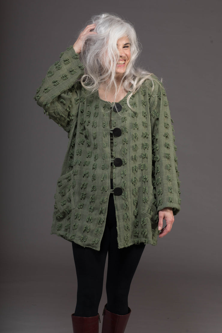 Tilak Jacket Tusser Merino Wool -Only Size 10-14 - Last Few Left!