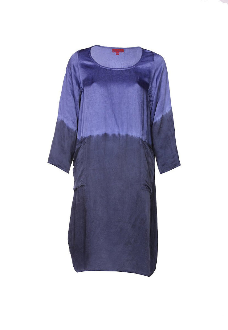 Roshan Dress Ombre Dye in Bamboo Linen Only S/M Left £139 - Now £59!