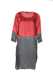 Roshan Dress Ombre Dye in Bamboo Linen Only S/M Left £139 - Now £59!